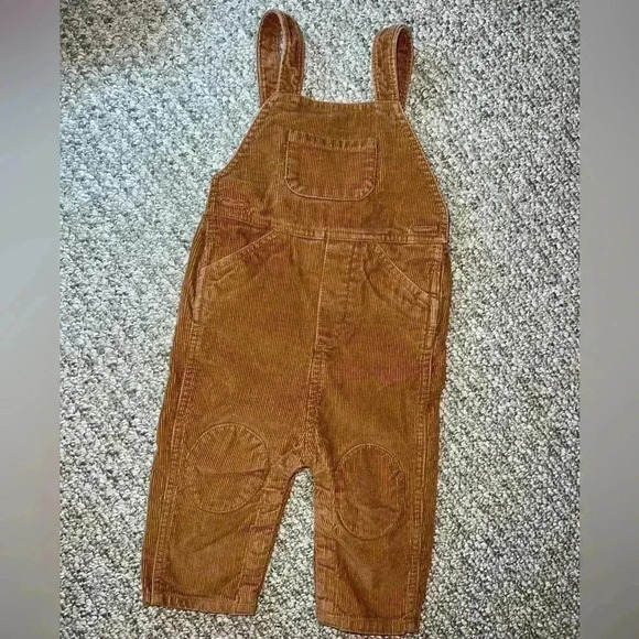 HANNA ANDERSSON CORDUROY OVERALLS SIZE 70 - Picture 1 of 12